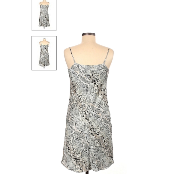 Calvin Klein Snakeskin Slip Dress - Picture 2 of 8